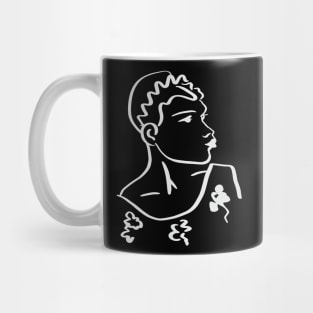 Man Drawing Mug